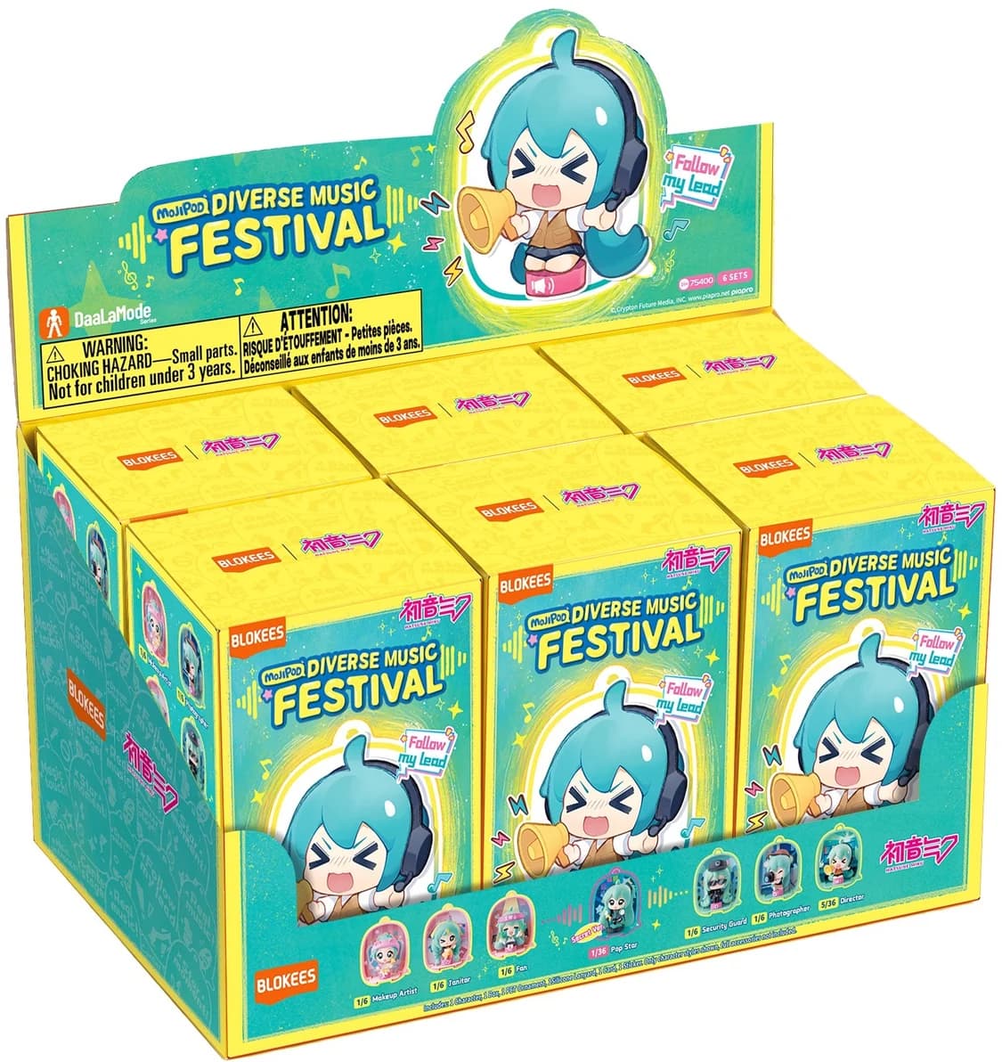 DaaLaMode Series - MOJIPOD Hatsune Miku Diverse Music Festival Blind Box PDQ/6
