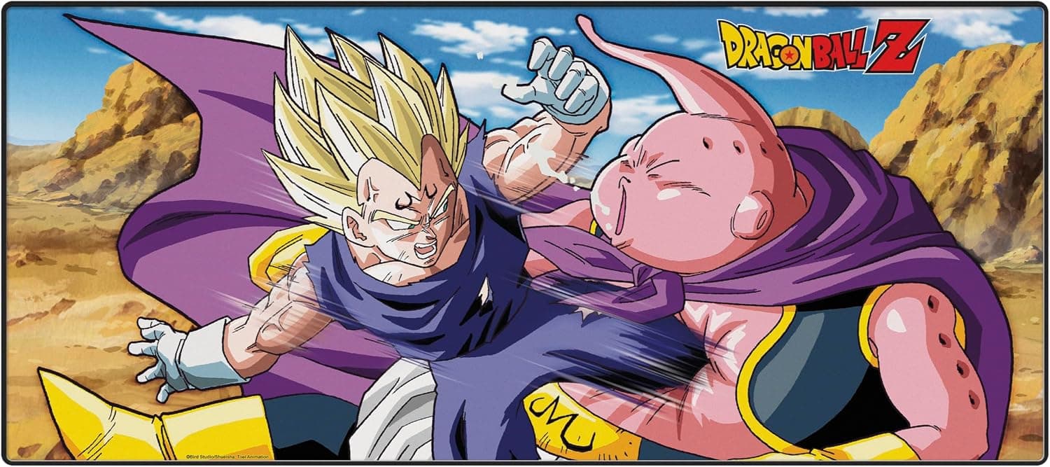 Dragon Ball - Mousepad XXL 90x40 - Buu vs Majin Vegeta