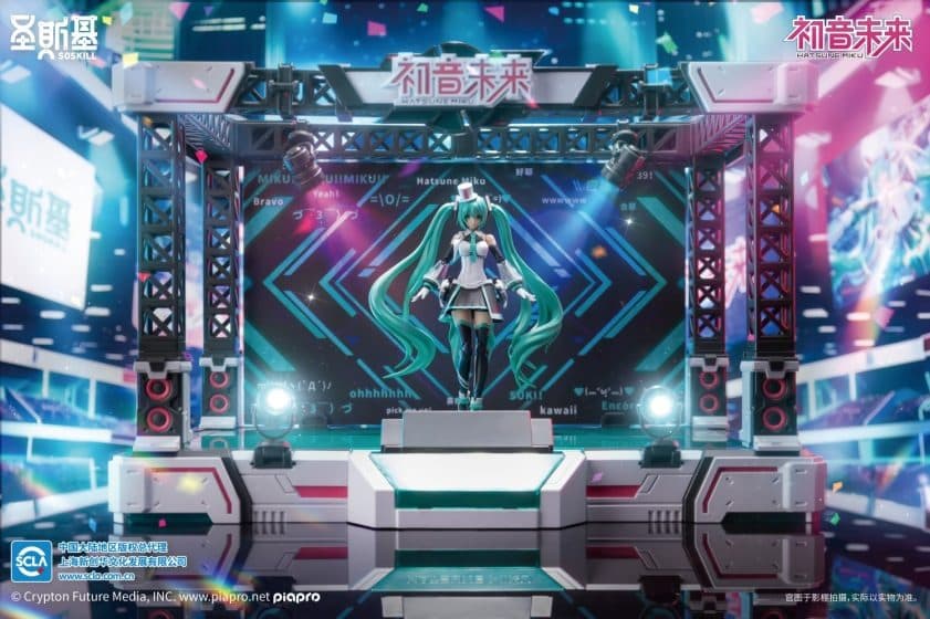 Vocaloid Hatsune Miku With Stage Model Kit Figure
