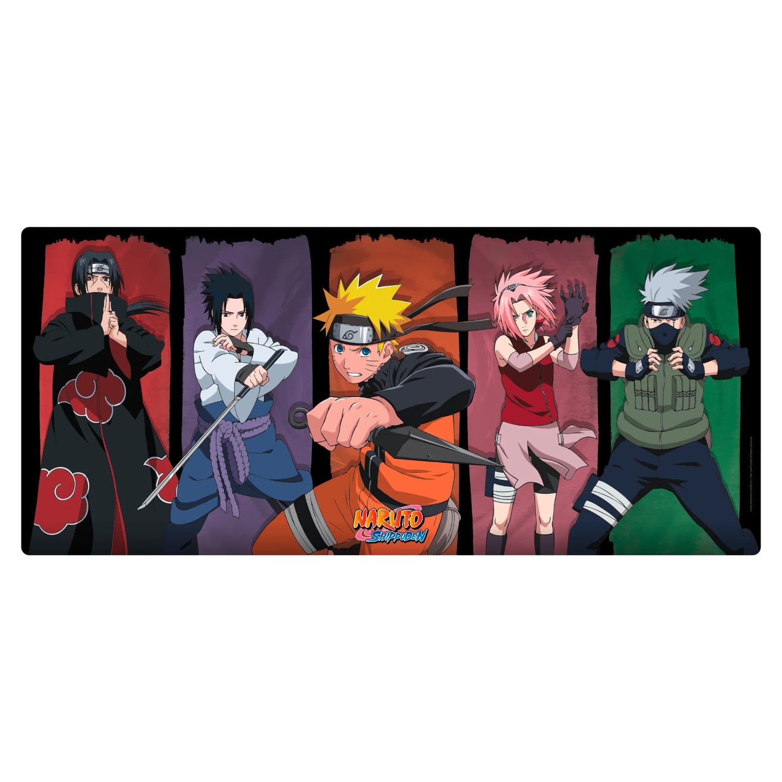 Naruto Shippuden Group Iconic Characters XXL Mousepad