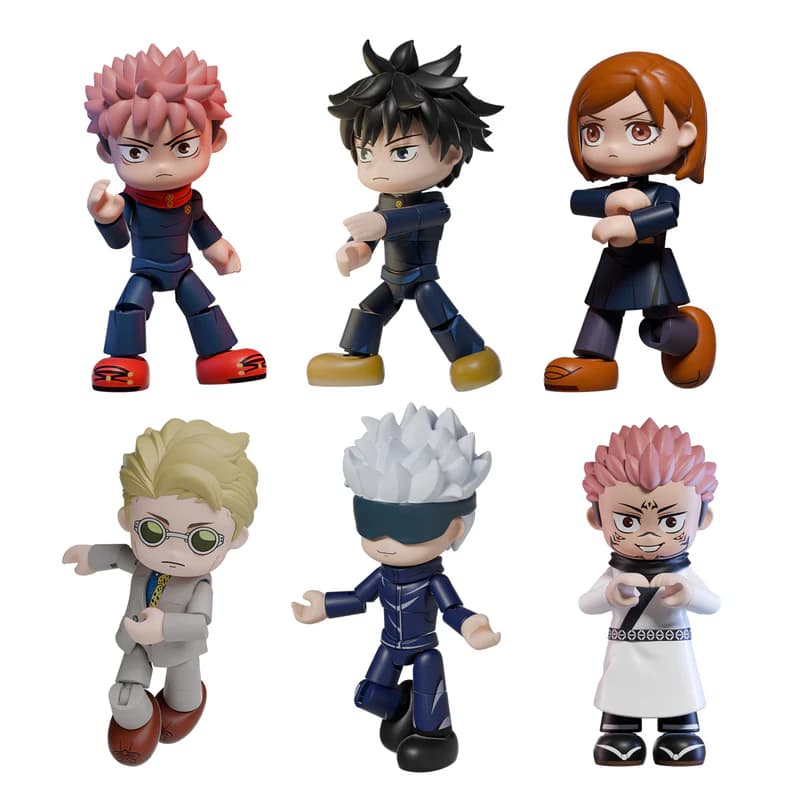 Jujutsu Kaisen Flexi Figs Total Assault Series Blind Box PDQ/6