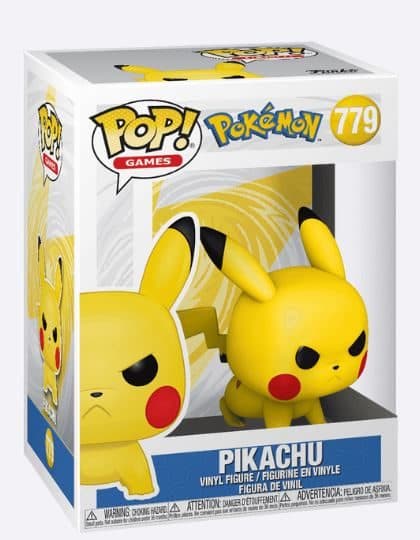 Funko Pop! Games: Pokémon SEASON6- Pikachu (Attack Stance) Vinyl Figure (779)