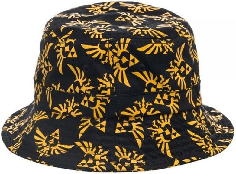 Zelda All-Over Print Bucket Hat Black