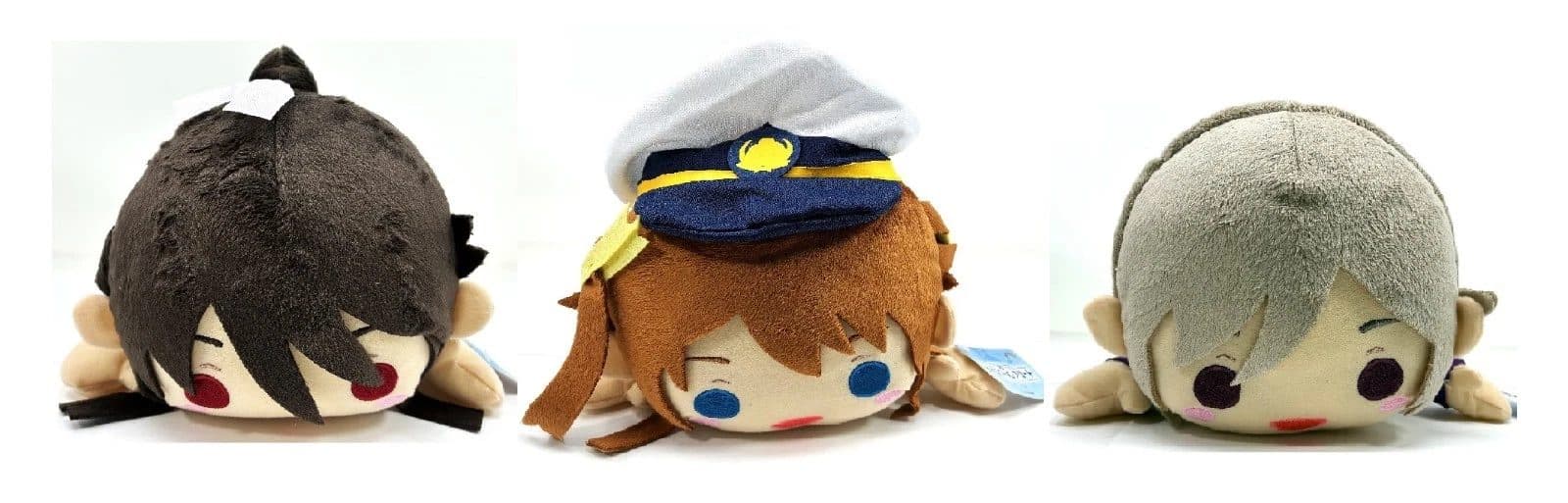 High School Fleet - Blue Mermaid - 12 Inch Nesoberi Plush Set of 3