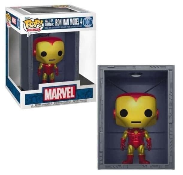 Funko Pop! Marvel: Iron Man Model 4 (Metallic) #1036 (Single)
