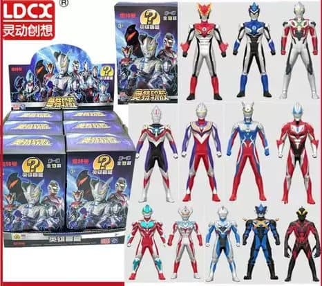 LDCX Brand Ultraman Soft Vinyl Model Blind box PDQ/6