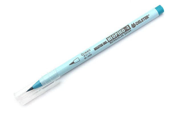 DELETER Neopiko-4 Watercolor Brush Pen W-005 - Green