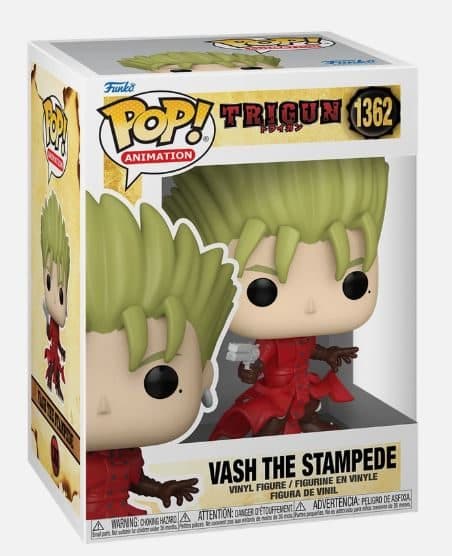 Funko POP! Animation: Trigun Vash The Stampede 4.8-in Vinyl Figure #1362 (CHASE)